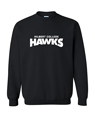 Hilbert College Hawks Crewneck Sweatshirt - Black