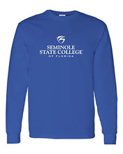 Load image into Gallery viewer, Seminole State College Stacked Long Sleeve T-Shirt - Royal