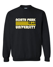Load image into Gallery viewer, Retro North Park University Crewneck Sweatshirt - Black