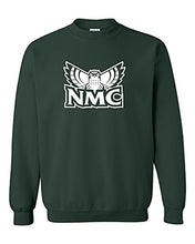 Load image into Gallery viewer, Northwestern Michigan Hawk Owls Crewneck Sweatshirt - Forest Green