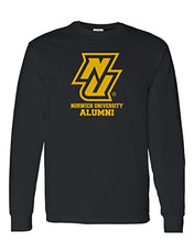 Load image into Gallery viewer, Norwich University Alumni Long Sleeve Shirt - Black