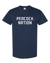 Load image into Gallery viewer, Saint Peter's Peacock Nation T-Shirt - Navy