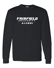 Load image into Gallery viewer, Fairfield University Alumni Long Sleeve Shirt - Black