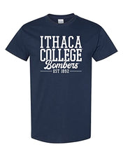 Load image into Gallery viewer, Ithaca College Bombers Alumni T-Shirt - Navy
