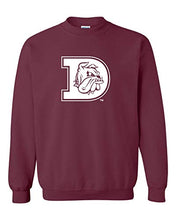 Load image into Gallery viewer, Minnesota Duluth White Bulldog Crewneck Sweatshirt - Maroon