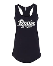 Load image into Gallery viewer, Drake University Alumni Ladies Tank Top - Black