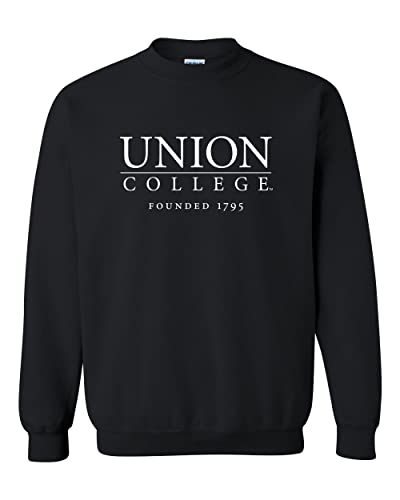 Union College Founded 1795 Crewneck Sweatshirt - Black