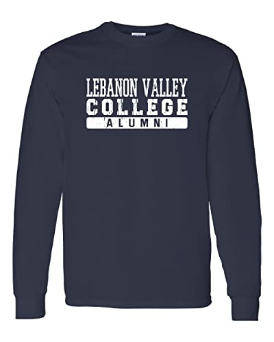 Lebanon Valley College Alumni Long Sleeve T-Shirt - Navy