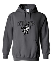 Load image into Gallery viewer, Columbus State University Cougars Grey Hooded Sweatshirt - Charcoal