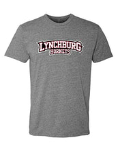 Load image into Gallery viewer, University of Lynchburg Text Soft Exclusive T-Shirt - Dark Heather Gray