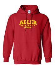 Load image into Gallery viewer, Vintage Adler University Alumni Hooded Sweatshirt - Red