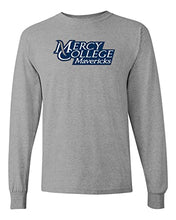 Load image into Gallery viewer, Mercy College Text Long Sleeve Shirt - Sport Grey