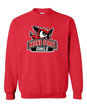 Load image into Gallery viewer, Keene State Owls Crewneck Sweatshirt - Red