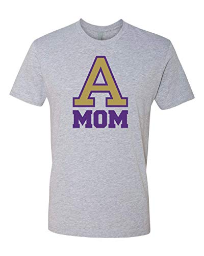 Premium Albion College A MOM T-Shirt Albion Britons Parent Mens/Womens T-Shirt - Heather Gray