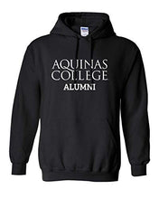 Load image into Gallery viewer, Premium Aquinas College Alumni 1Color Text Adult Hooded Sweatshirt - Black
