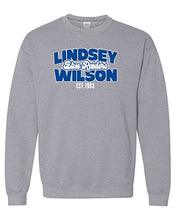Load image into Gallery viewer, Lindsey Wilson College Est 1903 Crewneck Sweatshirt - Sport Grey