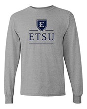 Load image into Gallery viewer, East Tennessee State ETSU Long Sleeve T-Shirt - Sport Grey