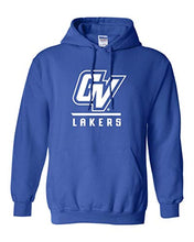 Load image into Gallery viewer, Grand Valley GV Lakers One Color Hooded Sweatshirt - Royal