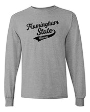 Load image into Gallery viewer, Framingham State University Alumni Long Sleeve T-Shirt - Sport Grey