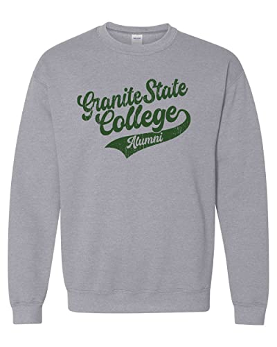 Granite State College Alumni Crewneck Sweatshirt - Sport Grey