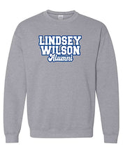 Load image into Gallery viewer, Lindsey Wilson College Alumni Crewneck Sweatshirt - Sport Grey