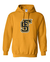 Load image into Gallery viewer, Framingham State University FS Hooded Sweatshirt - Gold