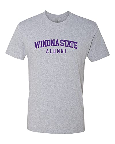 Winona State Warriors Alumni Soft Exclusive T-Shirt - Heather Gray