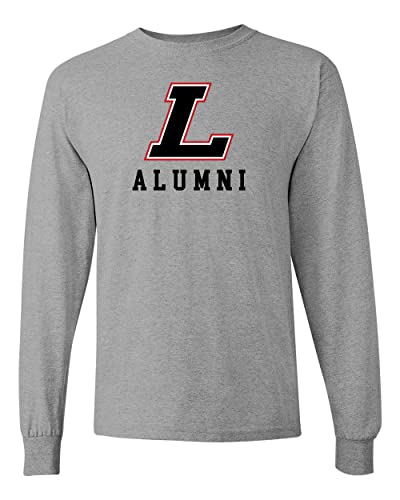 Lewis University L Alumni Long Sleeve T-Shirt - Sport Grey