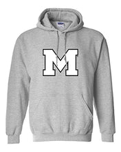 Load image into Gallery viewer, Marist College Block M Hooded Sweatshirt - Sport Grey