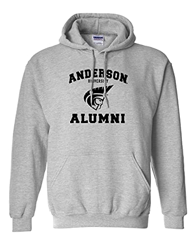 Anderson University Alumni Hooded Sweatshirt - Sport Grey