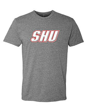 Load image into Gallery viewer, Sacred Heart University SHU Exclusive Soft T-Shirt - Dark Heather Gray