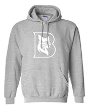 Load image into Gallery viewer, Bates College Bobcat B Hooded Sweatshirt - Sport Grey