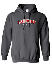 Load image into Gallery viewer, Lake Forest College Hooded Sweatshirt - Charcoal