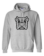 Load image into Gallery viewer, Adrian College Bulldog Logo Hooded Sweatshirt - Sport Grey