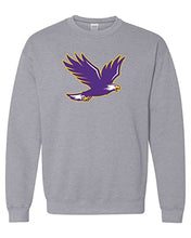Load image into Gallery viewer, Elmira College Soaring Mascot Crewneck Sweatshirt - Sport Grey