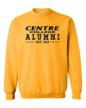 Load image into Gallery viewer, Centre College Alumni Crewneck Sweatshirt - Gold