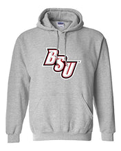 Load image into Gallery viewer, Bridgewater State University BSU Hooded Sweatshirt - Sport Grey