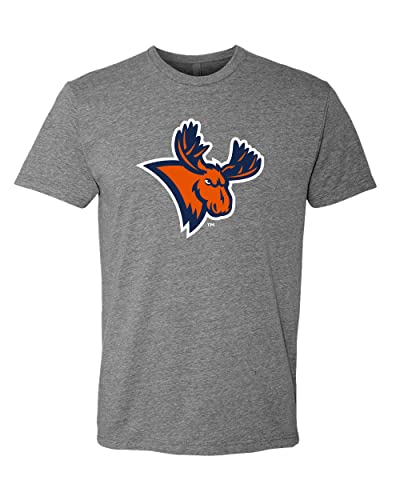 Utica University Moose Head Exclusive Soft Shirt - Dark Heather Gray