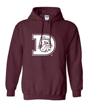 Load image into Gallery viewer, Minnesota Duluth White Bulldog Hooded Sweatshirt - Maroon