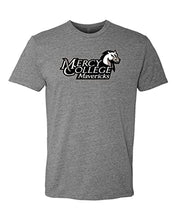 Load image into Gallery viewer, Mercy College Stacked Logo Exclusive Soft Shirt - Dark Heather Gray