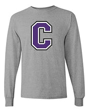 Load image into Gallery viewer, Cornell College C Long Sleeve Shirt - Sport Grey