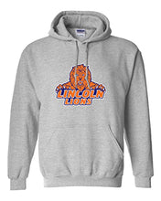 Load image into Gallery viewer, Lincoln University Full Color Hooded Sweatshirt - Sport Grey