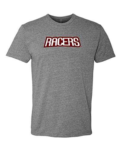 University of Northwestern Ohio Racers Text Logo Exclusive Soft Shirt - Dark Heather Gray