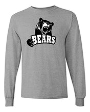 Load image into Gallery viewer, Lenoir-Rhyne University Mascot Long Sleeve T-Shirt - Sport Grey