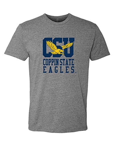 Coppin State University Mascot Soft Exclusive T-Shirt - Dark Heather Gray