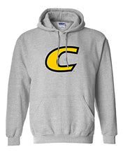 Load image into Gallery viewer, Centre College C Hooded Sweatshirt - Sport Grey