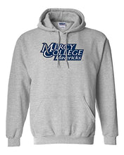 Load image into Gallery viewer, Mercy College Text Hooded Sweatshirt - Sport Grey