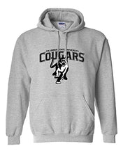 Load image into Gallery viewer, Columbus State University Cougars Grey Hooded Sweatshirt - Sport Grey