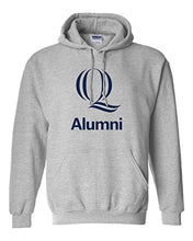 Load image into Gallery viewer, Quinnipiac University Alumni Hooded Sweatshirt - Sport Grey