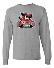 Load image into Gallery viewer, Keene State Owls Long Sleeve Shirt - Sport Grey
